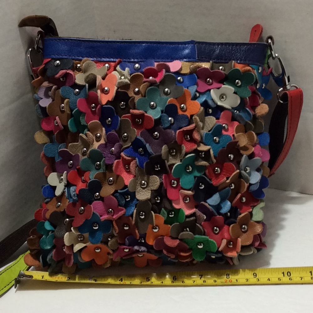 Multi color Leather Purse